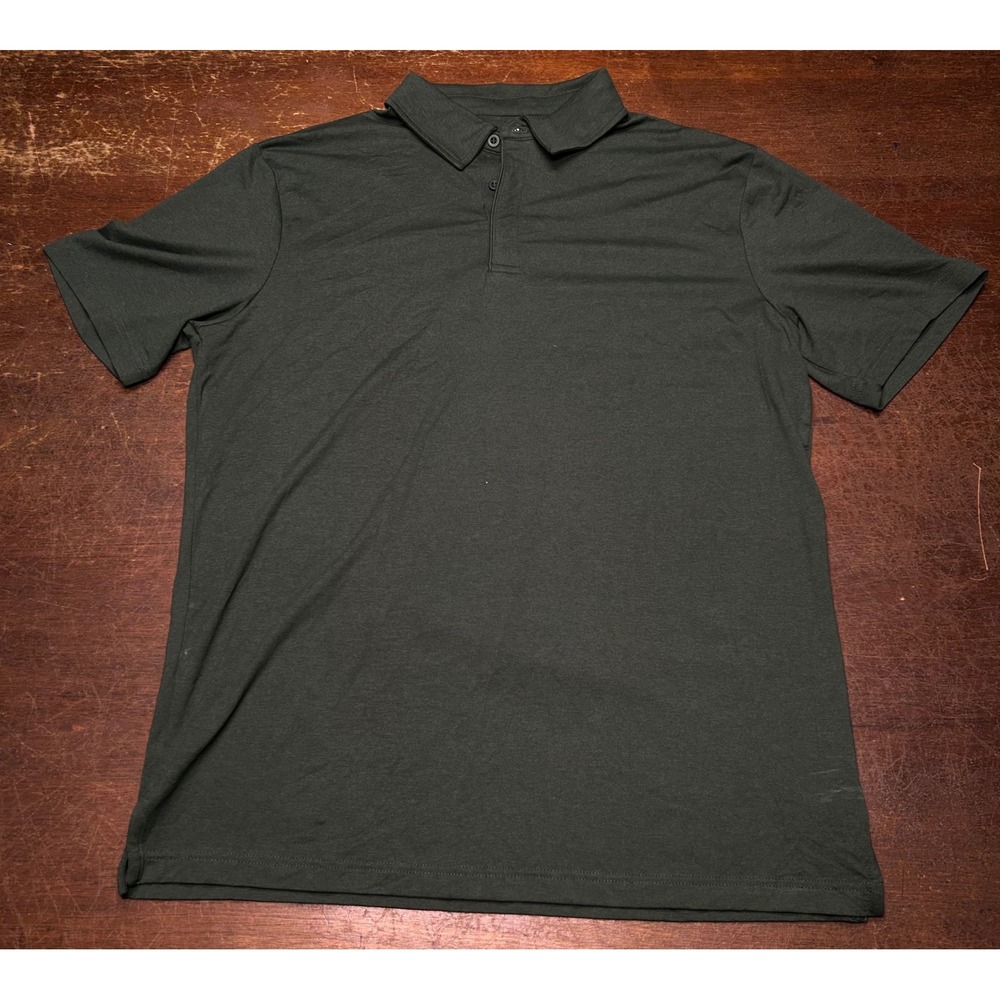 ALGO Performance Polo Men's L Shirt Quick Dry Moisture Wicking Stretch